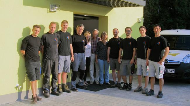 Mitarbeiter der Firma Elektro Bierling GmbH